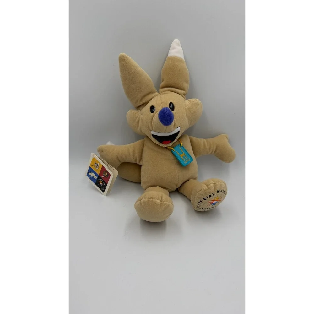 Tyco Salt Lake City 2002 Olympic Mascot Plush Set Powder Copper Coal NWT Vintage